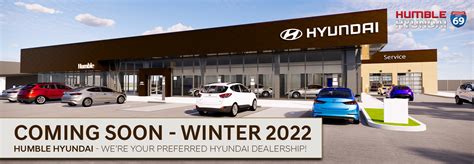 Humble hyundai - This is easily done by calling us at 832-995-2204 or by visiting us at the dealership. **With approved credit. Terms may vary. Monthly payments are only estimates derived from the vehicle price with a 72 month term, 5.9 % interest and 20 % downpayment.